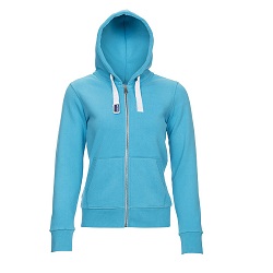 Custom Aquamarine Ladies hoodies
